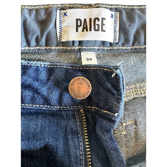 Paige Women's Jeans Skinny Denim‎ Patchwork Size 26 Retails $325 - Picture 4 of 14